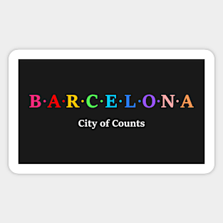 Barcelona, Spain Sticker